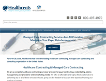 Tablet Screenshot of healthcents.com
